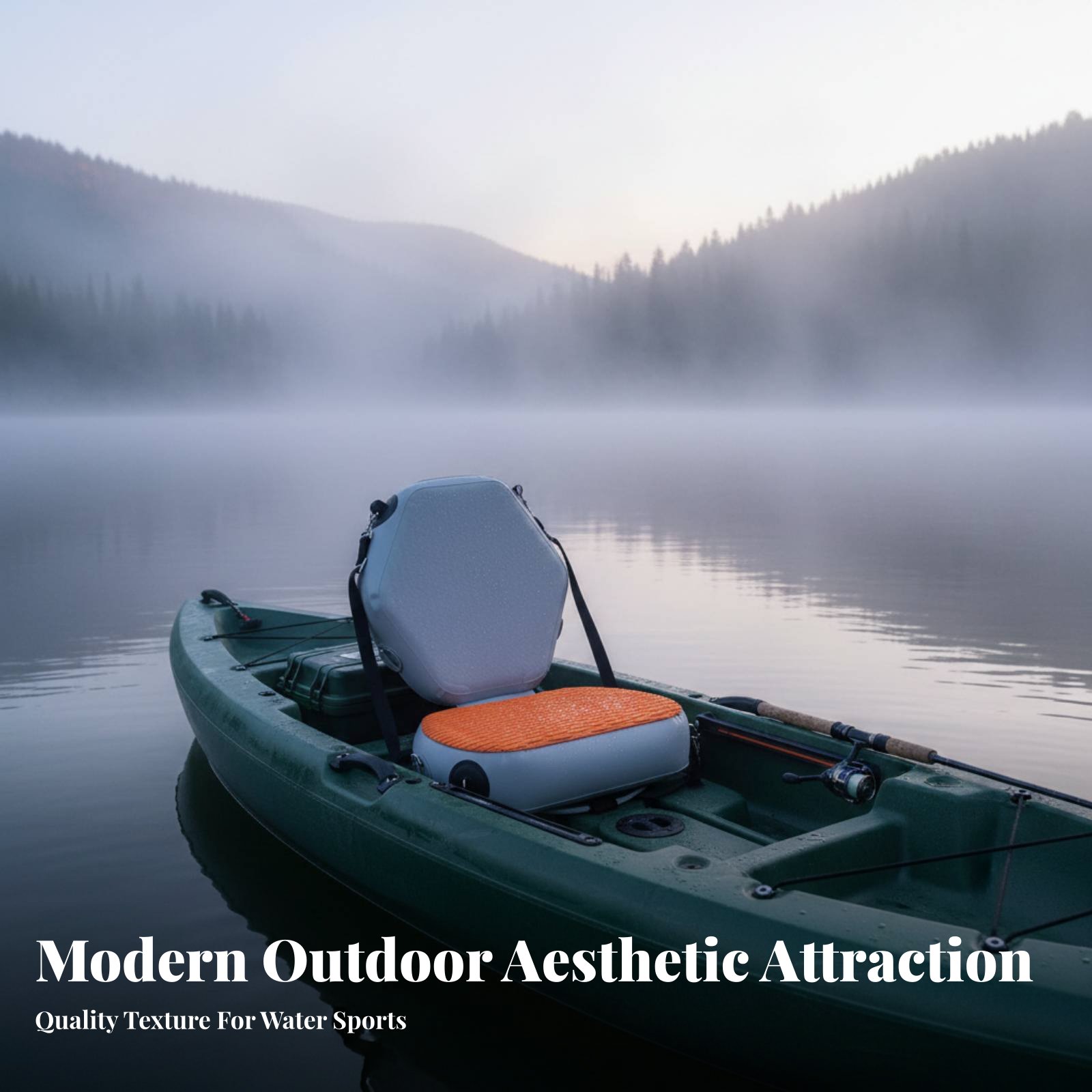 Fishing Kayak Paddle - Inflatable Kayak Seat Wear-Resistant Inflatable Fishing
