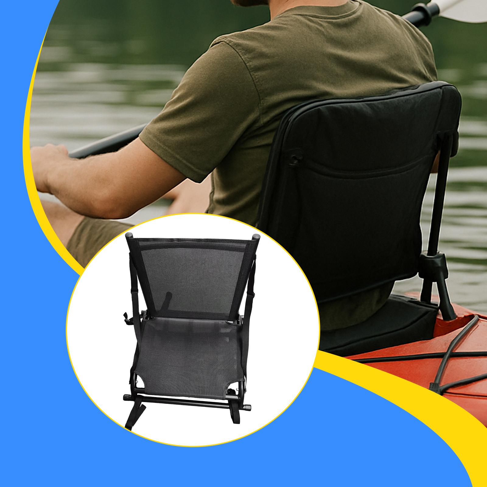 Fishing Kayak Sit In - Kayak Seat with Back Support,Folded,for Sit