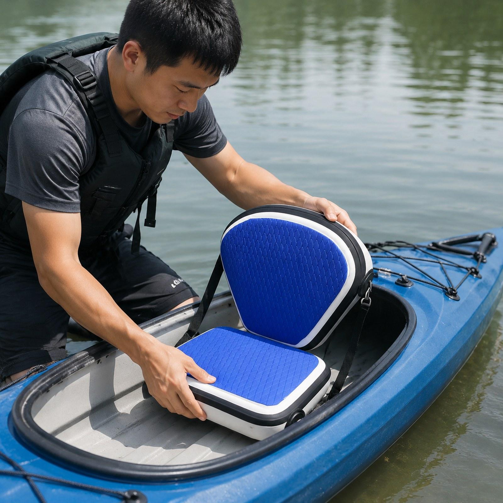 Adjustable PVC Kayak Seat Infl - Fishing Kayak Seat recension och pris