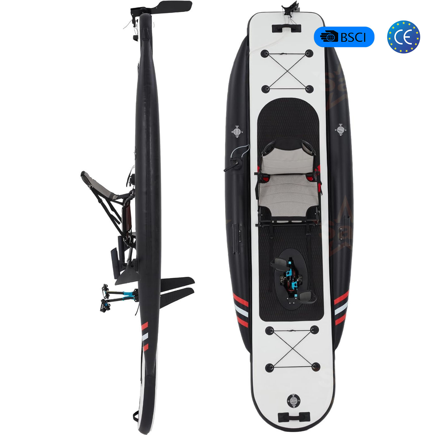 High Quality Inflatable Pedal  - Fishing Kayak Pedal Drive recension och pris