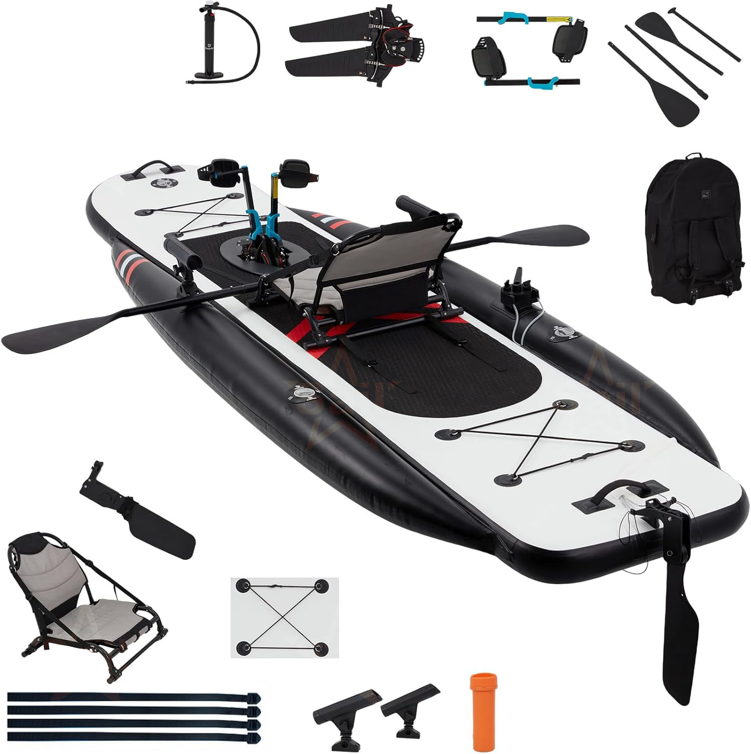High Quality Inflatable Pedal  - Fishing Kayak Pedal Drive recension och pris