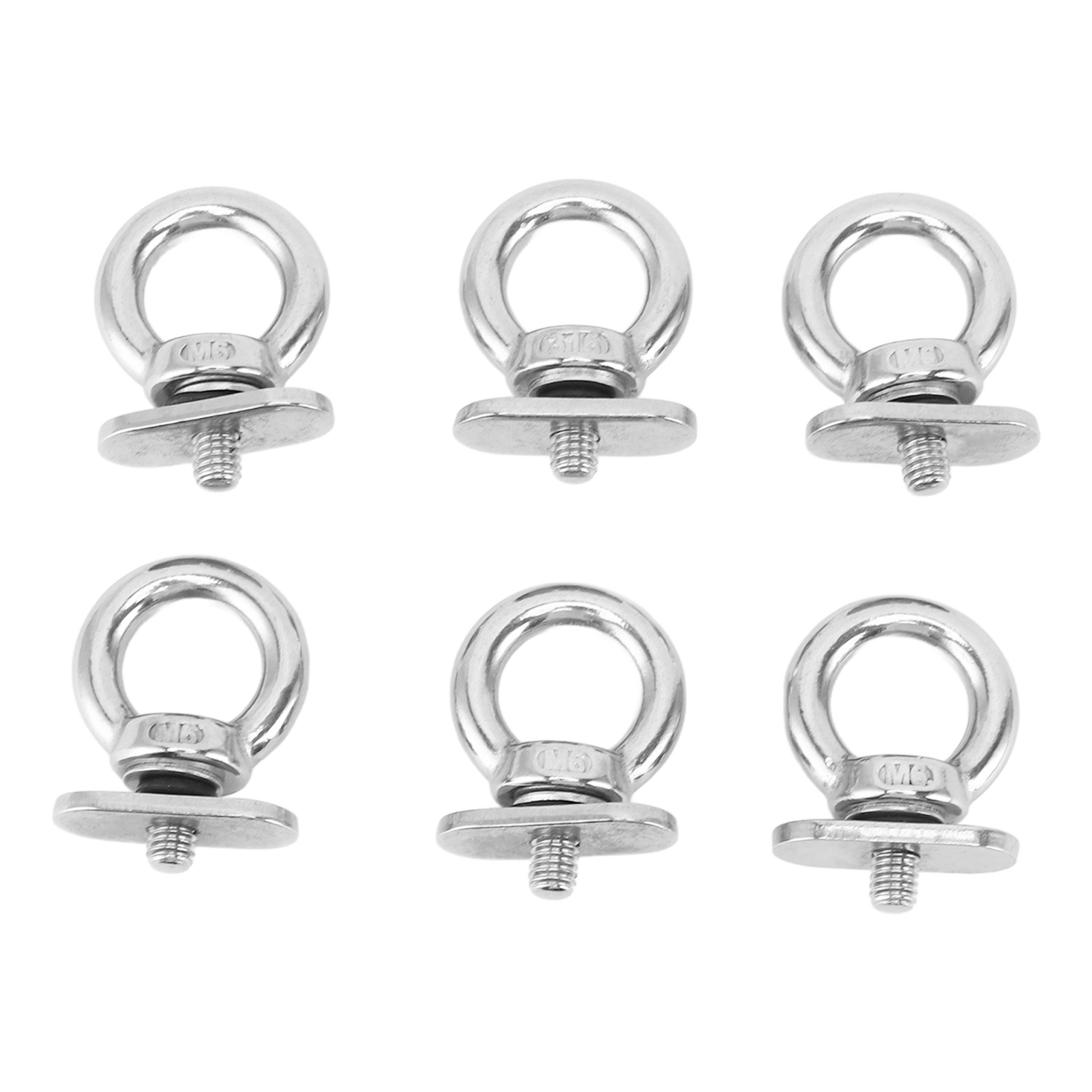Track Mount Eyelets 6Pcs Stain - Fishing Kayak Anchor recension och pris