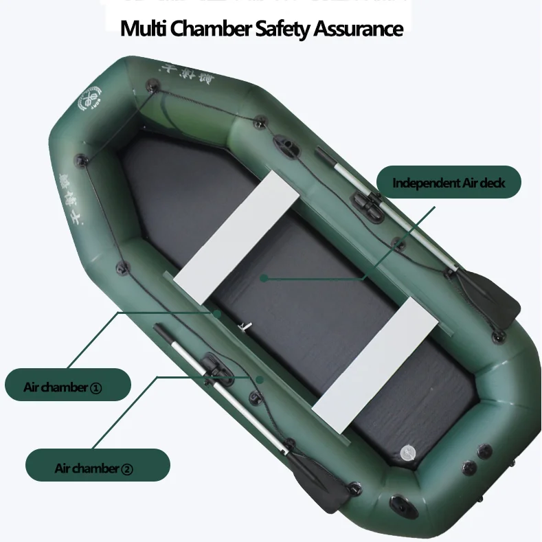 1.75~3.6m Green Fishing Kayak  - Fishing Kayak Sit On Top recension och pris