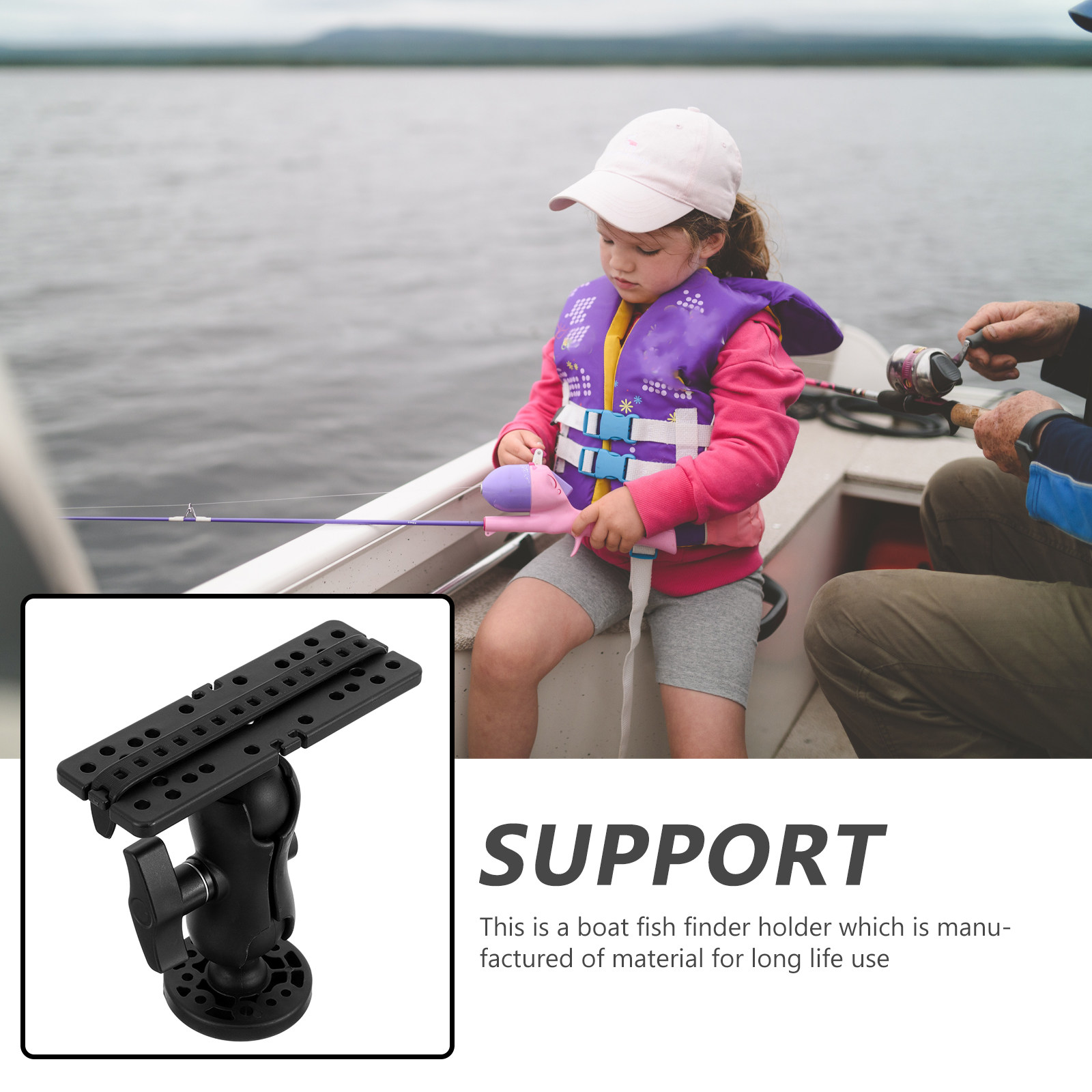 Robust Fish Finder Holder Moun - Fishing Kayak Fish Finder Mount recension och pris