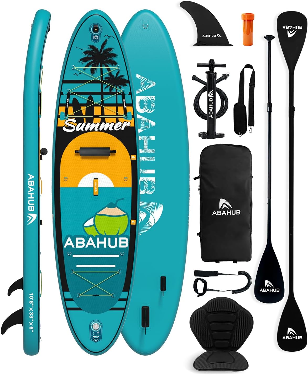Wide 10.6ft x 31/34in Inflatab - Fishing Kayak Paddle recension och pris