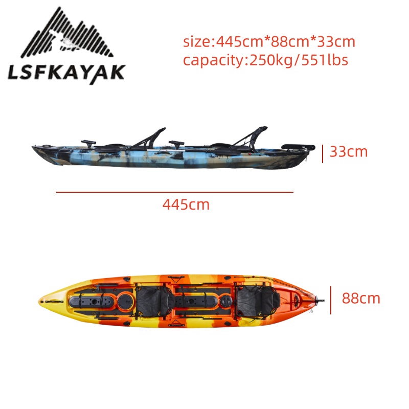 2025 Factory Wholesale 2-Perso - Fishing Kayak Paddle recension och pris