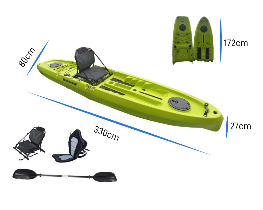 2025 NEW Modular Kayak 11ft Si - Fishing Kayak Paddle recension och pris