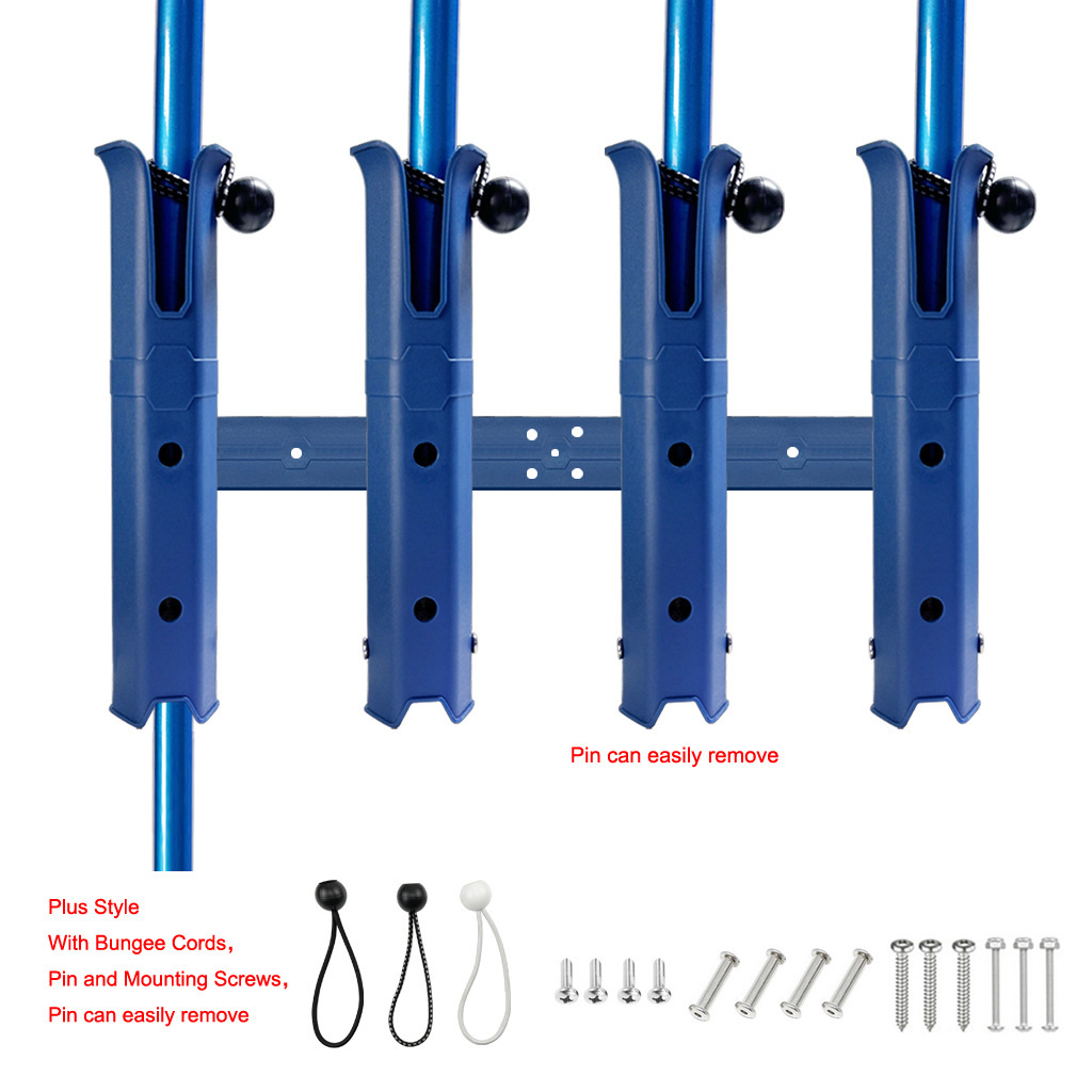 Adjustable Four Pole Plastic F - Fishing Kayak Rod Holder recension och pris