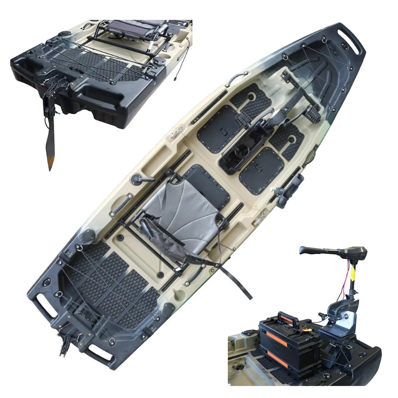 1 Person HDPE/PE Sit-On-Top CE - Fishing Kayak Paddle recension och pris