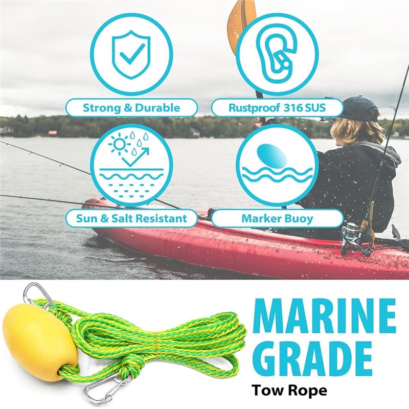 X08A Drift Sock Anchor Rope 20 - Fishing Kayak Anchor recension och pris