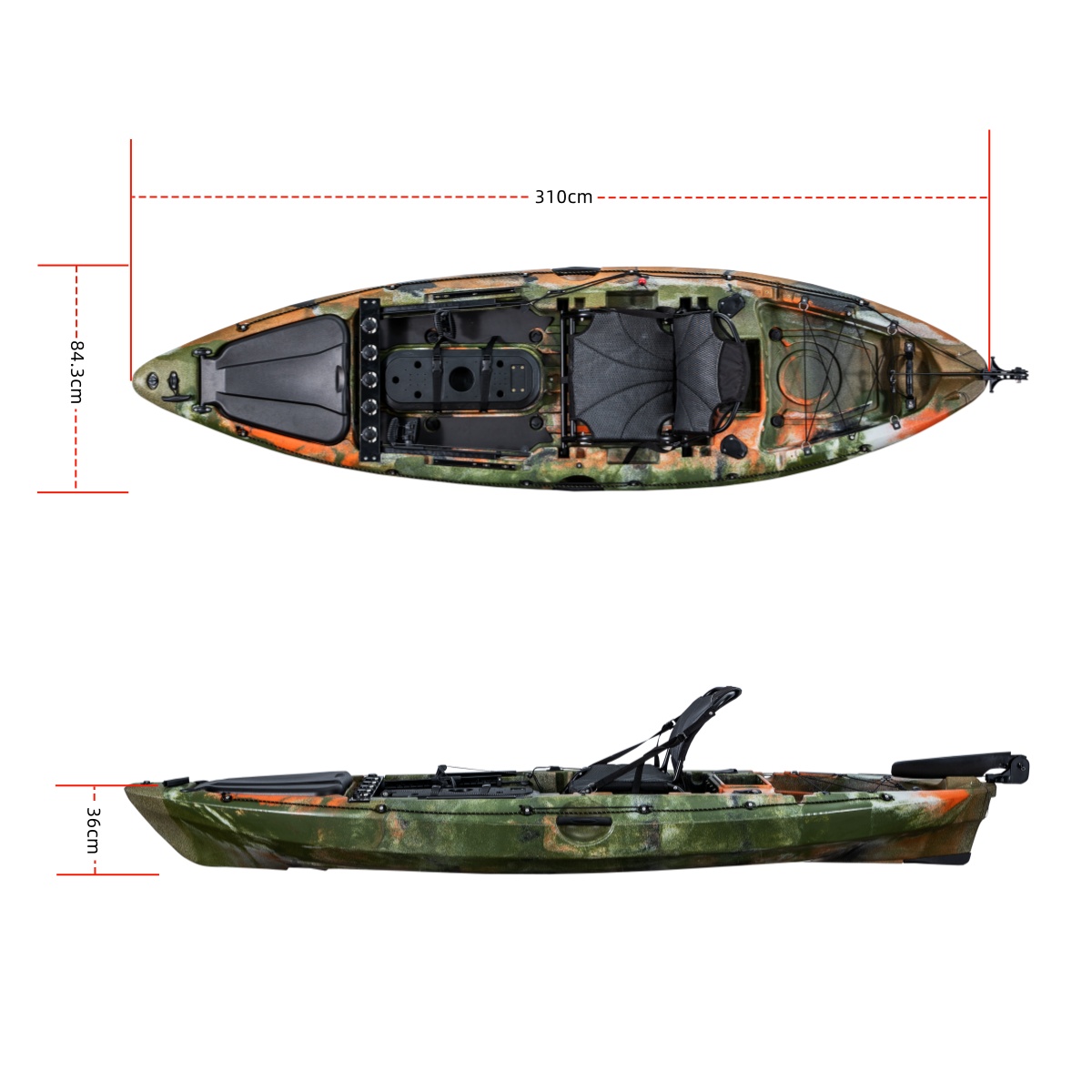 First-class Single Fishing Kay - Fishing Kayak Rod Holder recension och pris