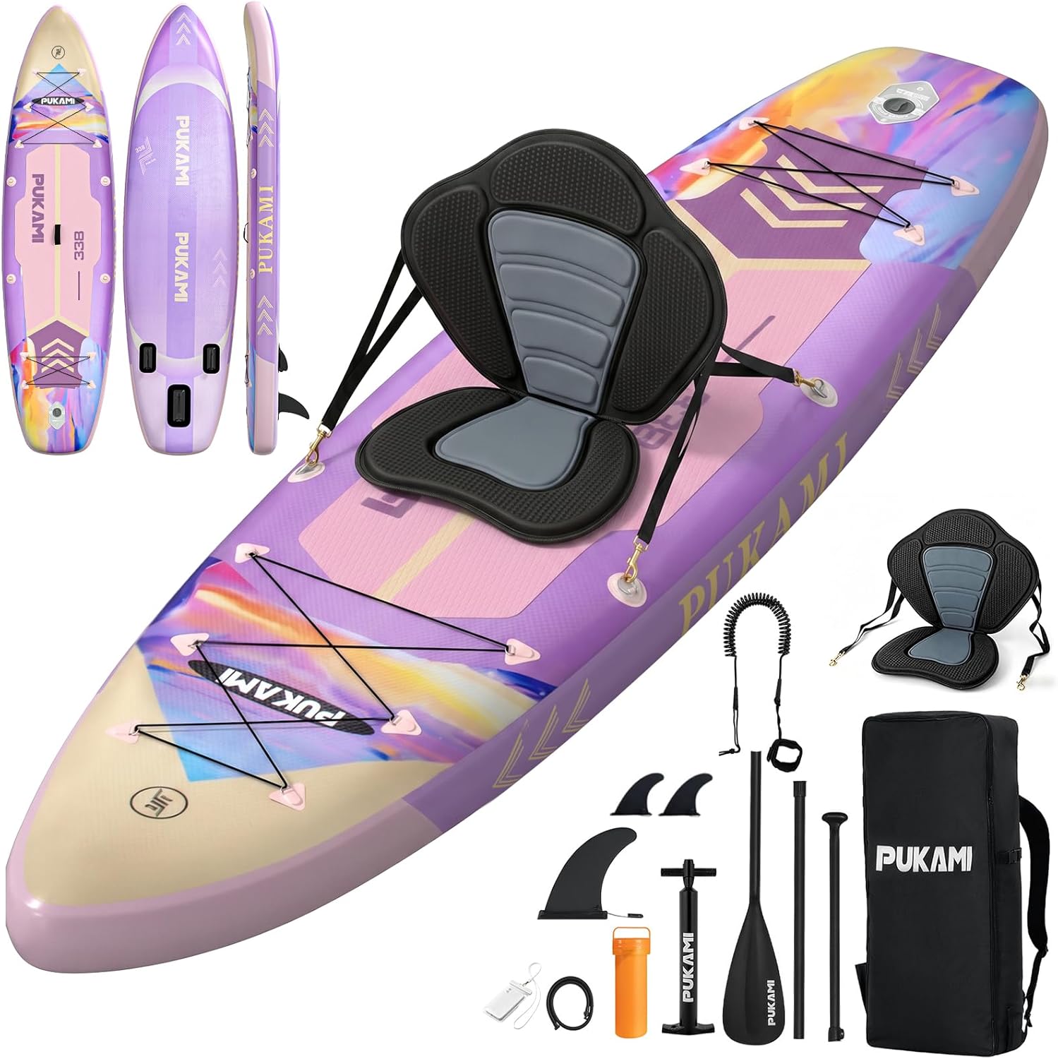 Extra Wide Inflatable Stand Up - Fishing Kayak Paddle recension och pris