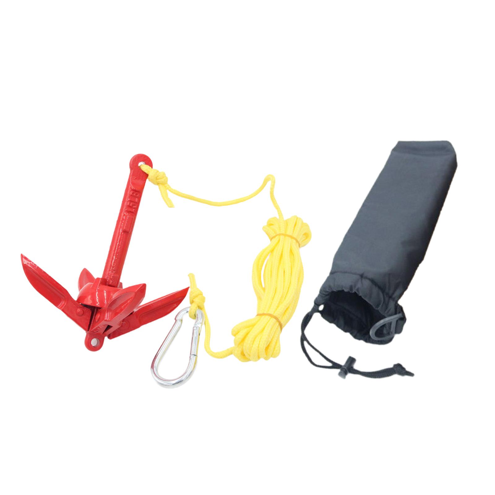 Carbon Steel Folding Boat Anch - Fishing Kayak Anchor recension och pris
